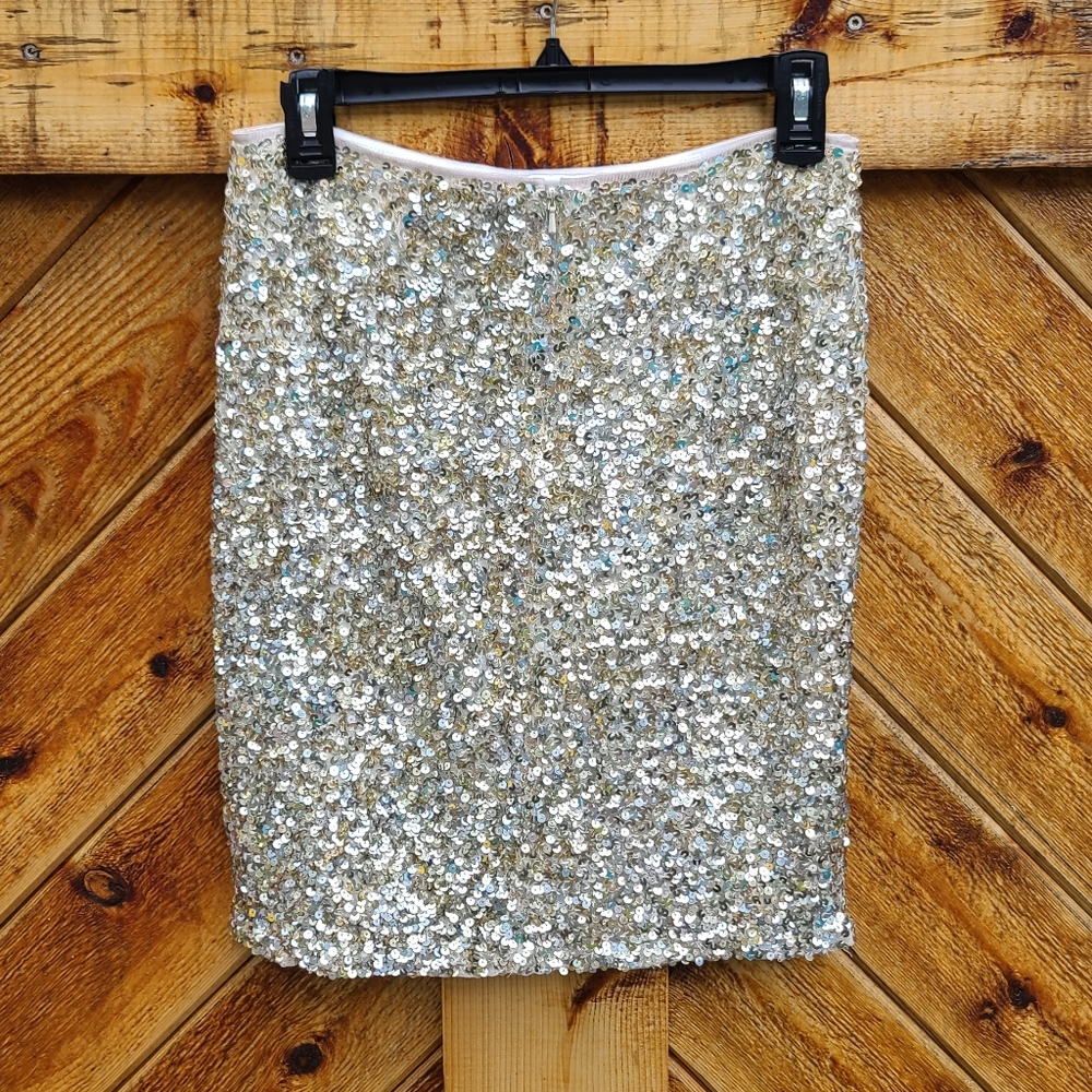 White House Black Market Sequin Skirt - Picture 3 of 7